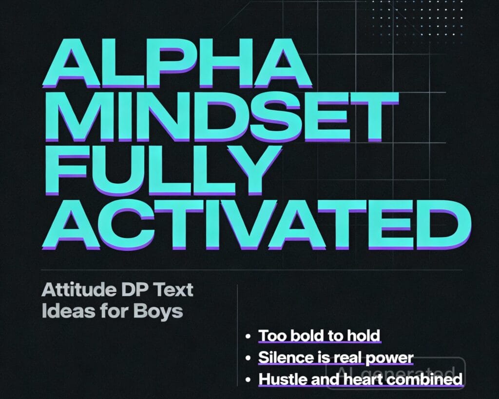 Attitude DP Text Ideas: 500+ for WhatsApp & Instagram 2026