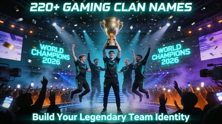 Gaming Clan Names: 200+ Cool & Professional Ideas (2026)